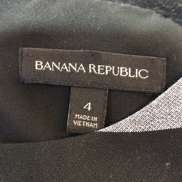 Grey and black size 4 Banana Republic dress - Picture 6 of 7